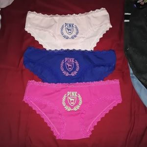 New in package VS Pink panties 3 pair